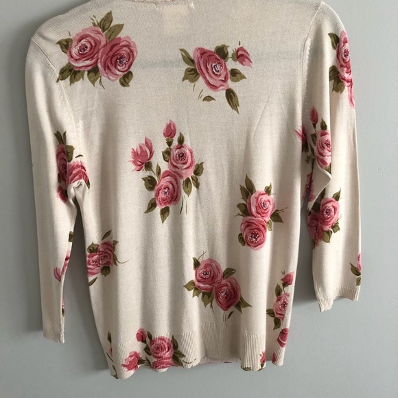 Vintage floral cardigan, size S. - Picture 2 of 5